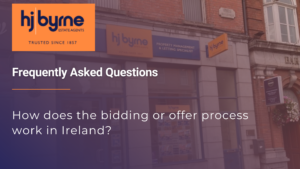 How does the bidding or offer process work in Ireland?
